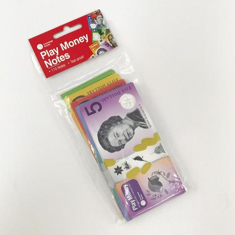 PLAY MONEY - 110 NOTES - Toyworld Frankston