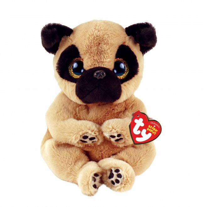 BEANIE BELLIES - IZZY DOG TAN W/ BLACK EARS - Toyworld Frankston