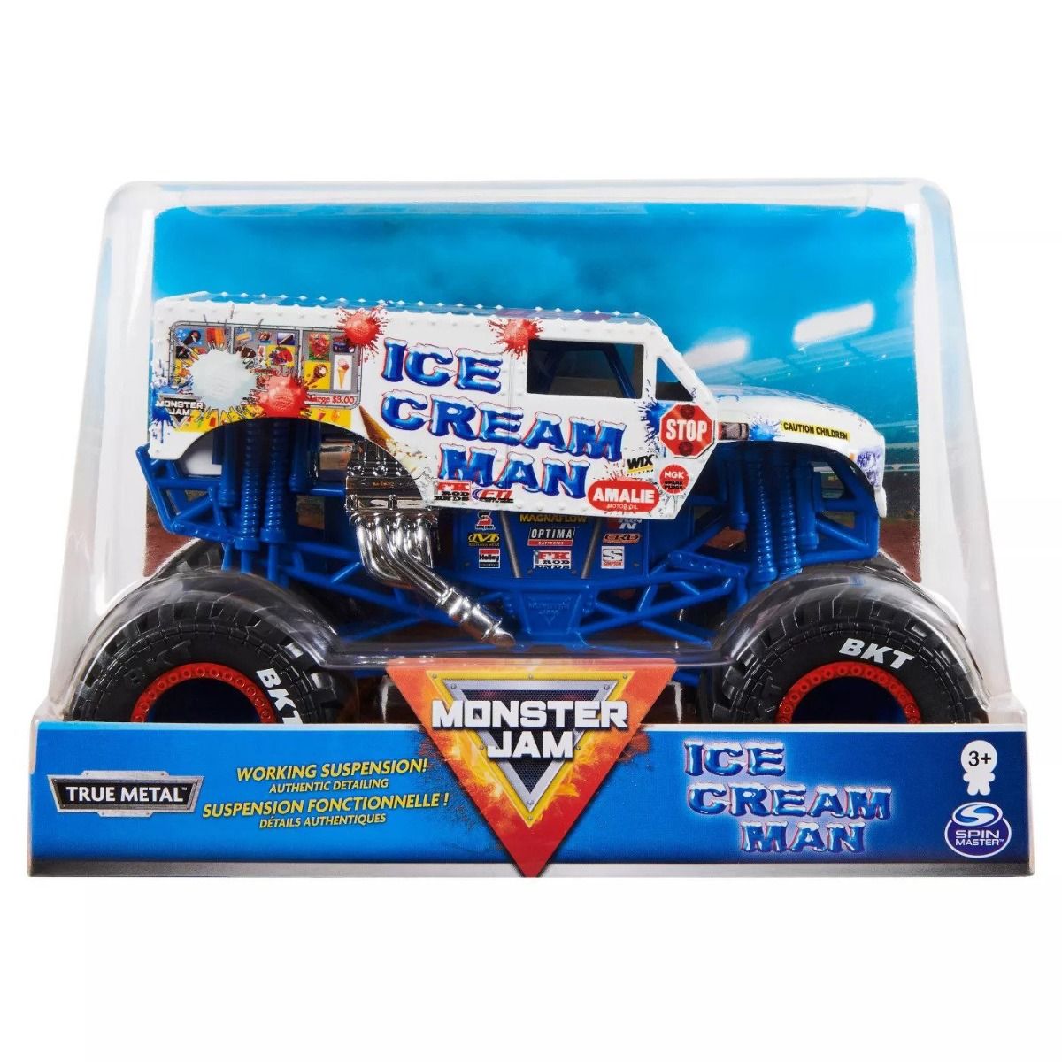 MONSTER JAM 1:24 DIE CAST TRUCKS - ICE CREAM MAN - Toyworld Frankston