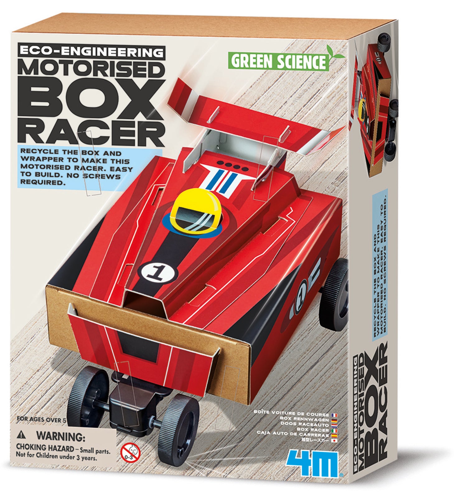 4M - BOX RACER - GREEN SCIENCE - Toyworld Frankston