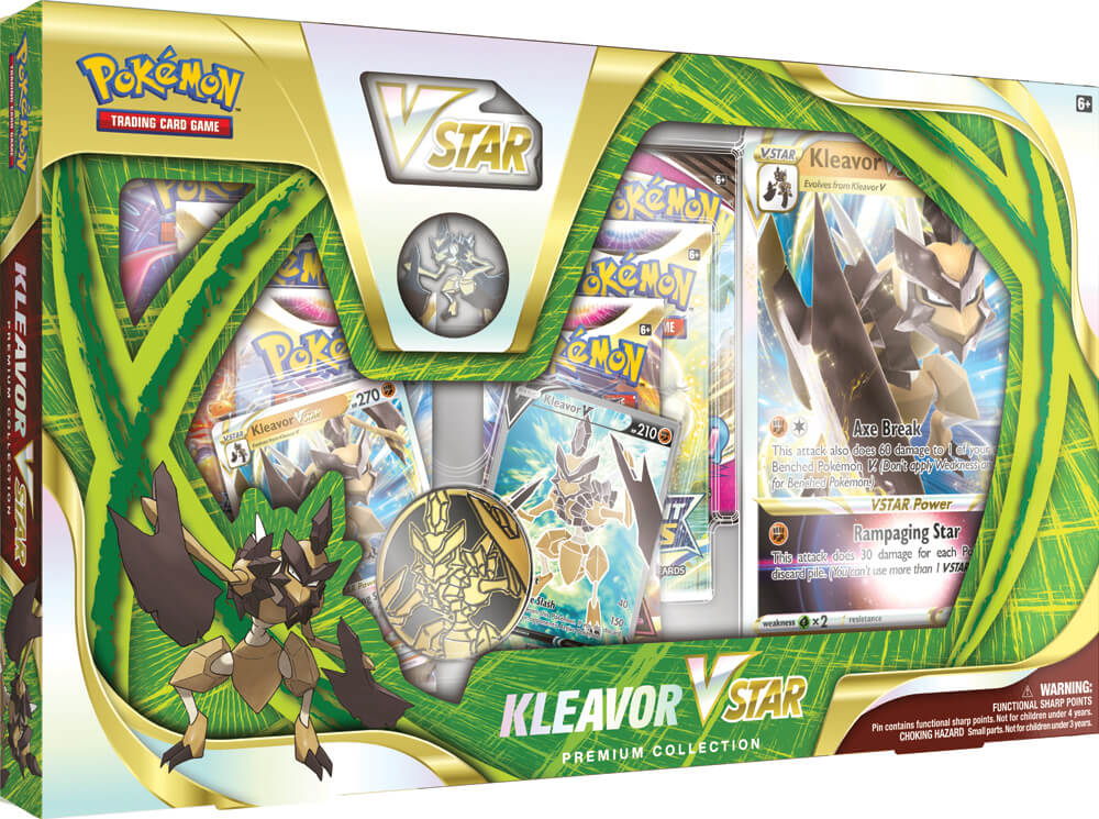 POKEMON TCG: KLEAVOR VSTAR PREMIUM COLLECTION - Toyworld Frankston