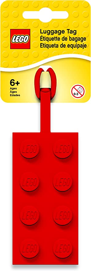 LEGO BAG TAG RED - Toyworld Frankston