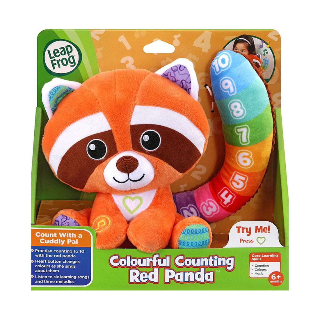 COLOURFUL COUNTING RED PANDA - Toyworld Frankston