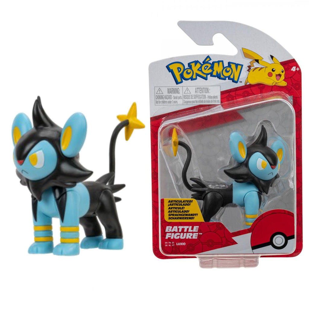 POKEMON BATTLE FIGURE - LUXIO - Toyworld Frankston