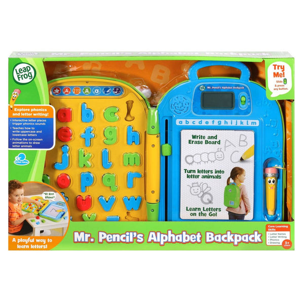 LEAP FROG MR.PENCILS ALPHABET BPACK