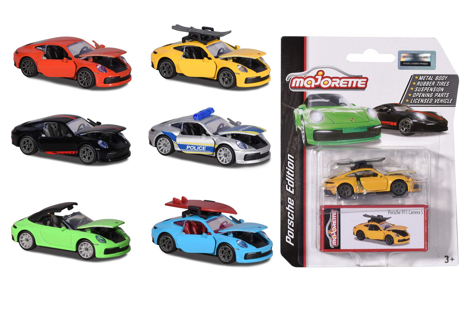 PORSCHE DELUXE CARS ASSORTED - Toyworld Frankston