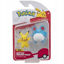 POKEMON BATTLE FIGURE - PIKACHU AND MARILL - Toyworld Frankston
