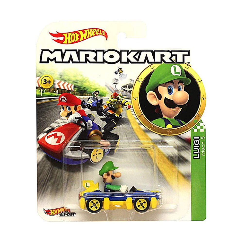 HOT WHEELS MARIO KART - LUIGI - Toyworld Frankston