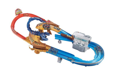 HOT WHEELS MONSTER TRUCKS SCORPION STING RACEWAY PLAYSET - Toyworld Frankston