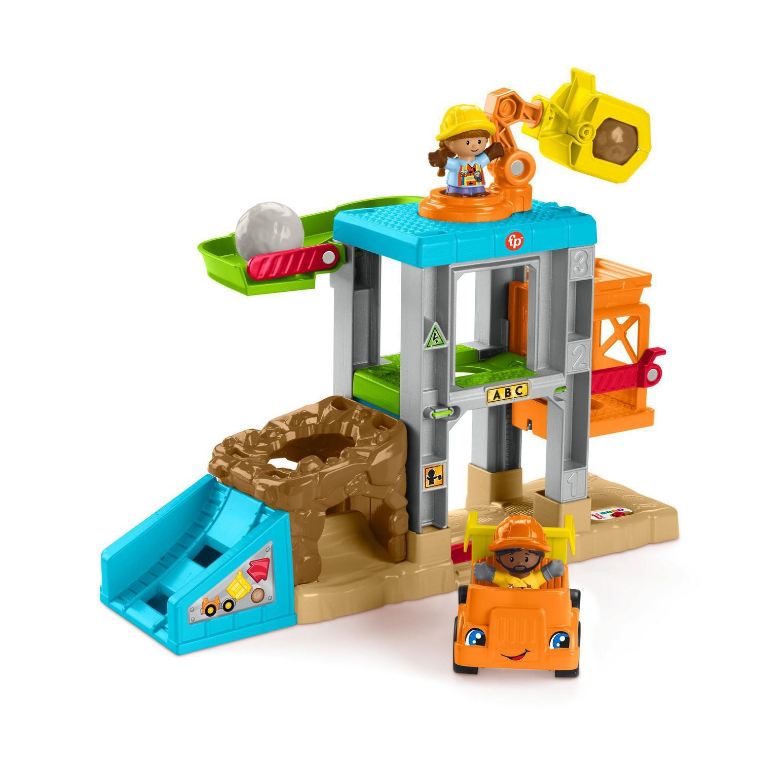 LITTLE PEOPLE : LOAD UP N LEARN CONSTRUCTION SITE - Toyworld Frankston