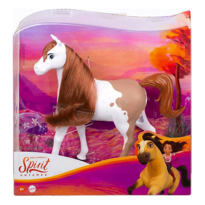 SPIRIT HERD HORSE - PIBALD-WHITE AND BROWN - Toyworld Frankston
