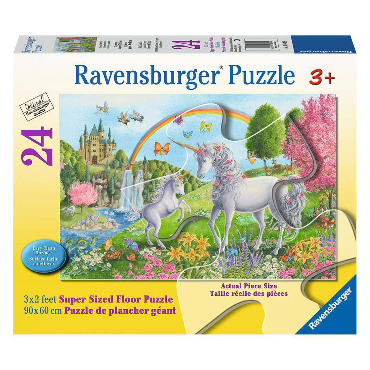 RAVENSBURGER  030439 - PRANCING UNICORNS 24 PIECE PUZZLE - Toyworld Frankston