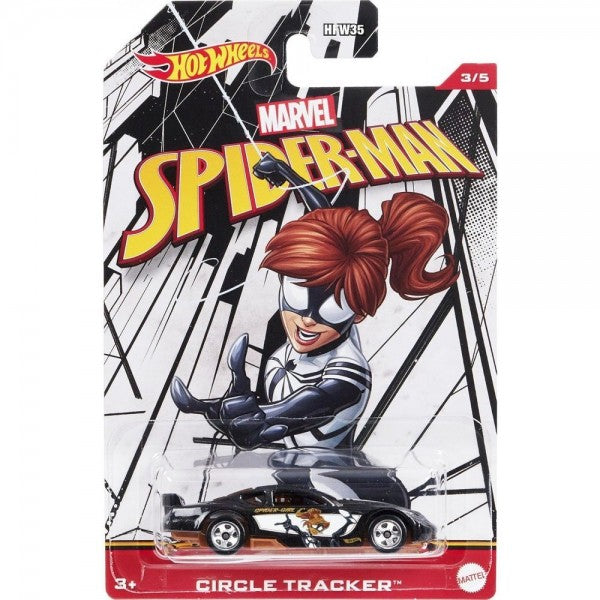 HOTWHEELS SPIDERMAN CIRCLE TRACKER SPIDER GIRL - Toyworld Frankston