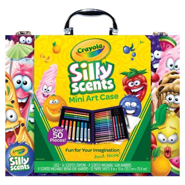 SILLY SCENTS MINI ART CASE NEW | CRAYOLA | Toyworld Frankston