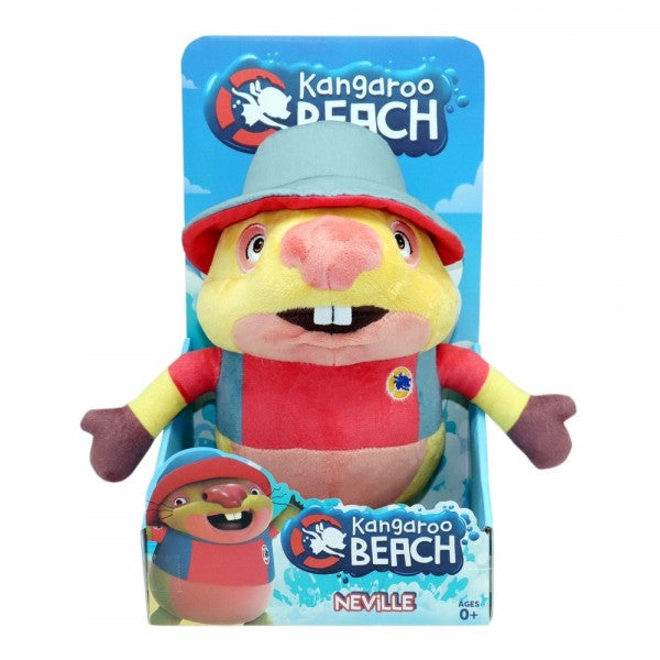 KANGAROO BEACH 12 INCH PLUSH TOY - NEVILLE - Toyworld Frankston