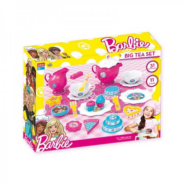 BARBIE BIG TEA SET - Toyworld Frankston