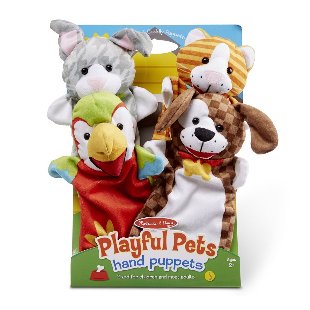 MELISSA & DOUG - PLAYFUL PETS HAND PUPPETS - Toyworld Frankston