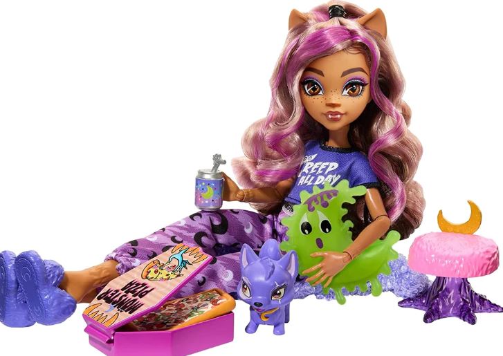 MONSTER HIGH - CREEPOVER DOLLS - CLAWDEEN WOLF