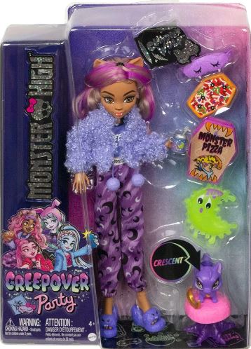 MONSTER HIGH - CREEPOVER DOLLS - CLAWDEEN WOLF - Toyworld Frankston
