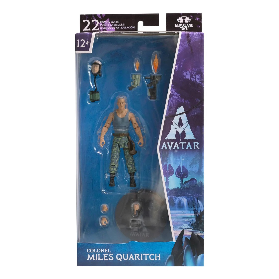 AVATAR 7IN FIGURE COLONEL MILES QUARITCH - Toyworld Frankston
