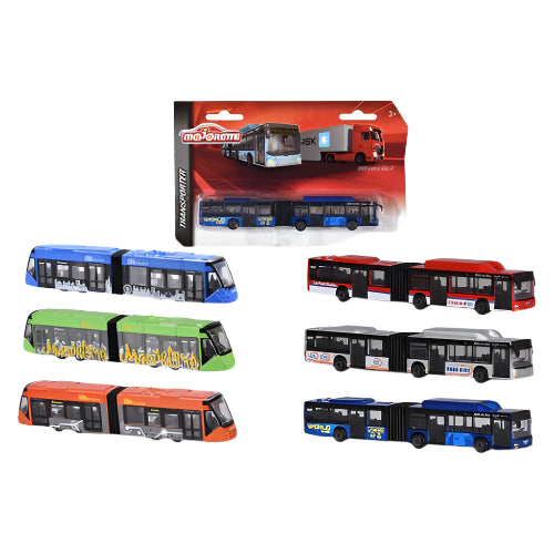 MAJORETTE SIEMENS AVENIO TRAM/BUS ASSORTED - Toyworld Frankston