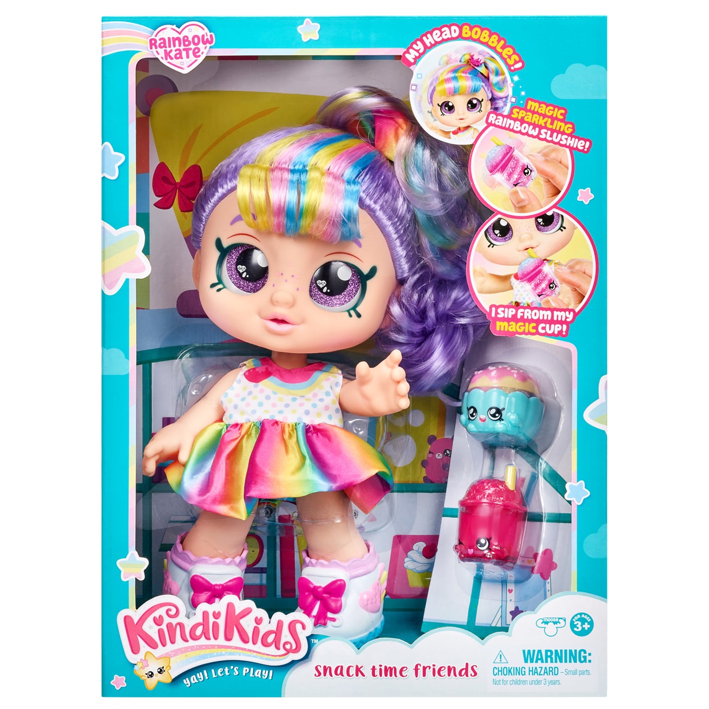 KINDI KIDS TODDLER DOLL - RAINBOW KATE - Toyworld Frankston