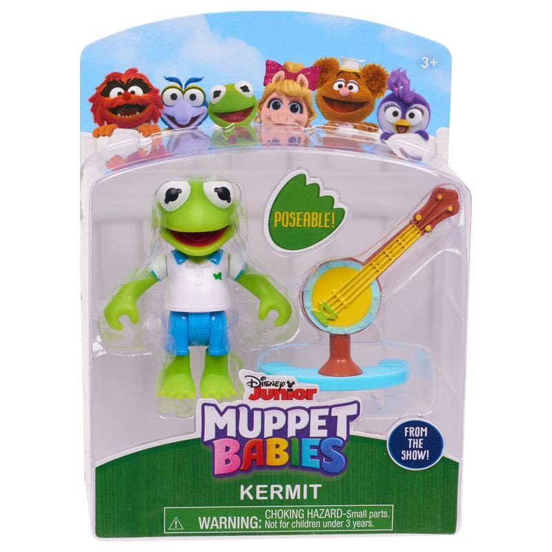 MUPPET BABIES FIGURE AND ACCESSORIES - KERMIT - Toyworld Frankston