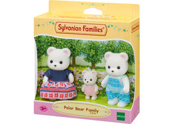 SYLVANIAN FAMILIES - POLAR BEAR FAMILY (3 FIGURE PACK) - Toyworld Frankston