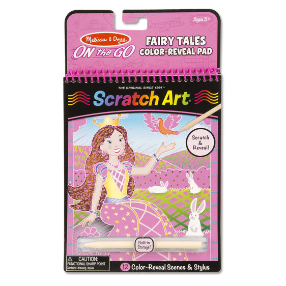M&D - ON THE GO -SCRATCH ART - FAIRY TALE | M D ON THE GO | Toyworld Frankston