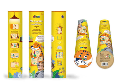 MAGNETIC WALL CHALKBOARD JUNLGE/TIGER - Toyworld Frankston