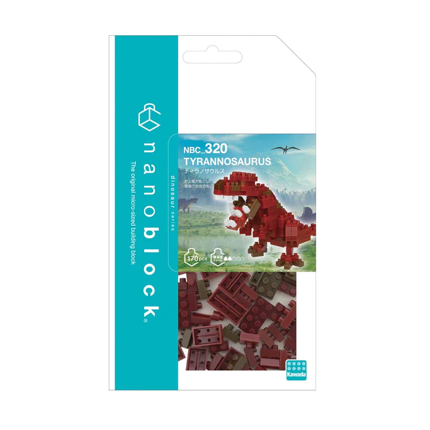 NANOBLOCK TYRANNOSAURUS 320 - Toyworld Frankston