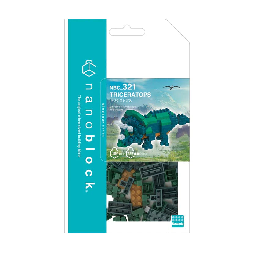NANOBLOCK - TRICERATOPS 321 - Toyworld Frankston