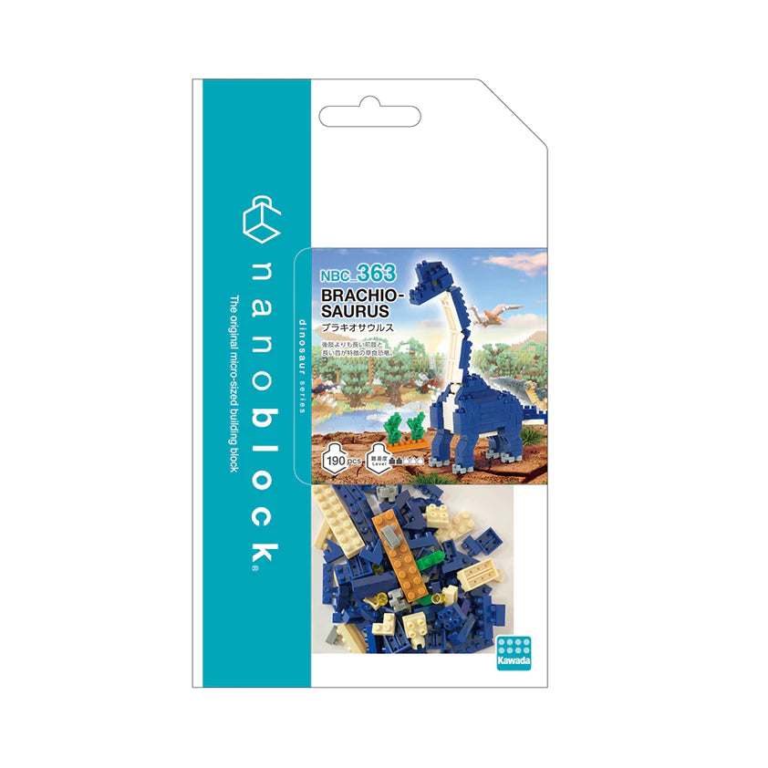 NANOBLOCK - BRACHIOSAURUS 363 - Toyworld Frankston