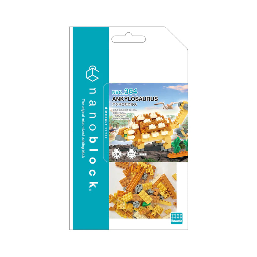 NANOBLOCK - ANKYLOSAURUS 364 - Toyworld Frankston