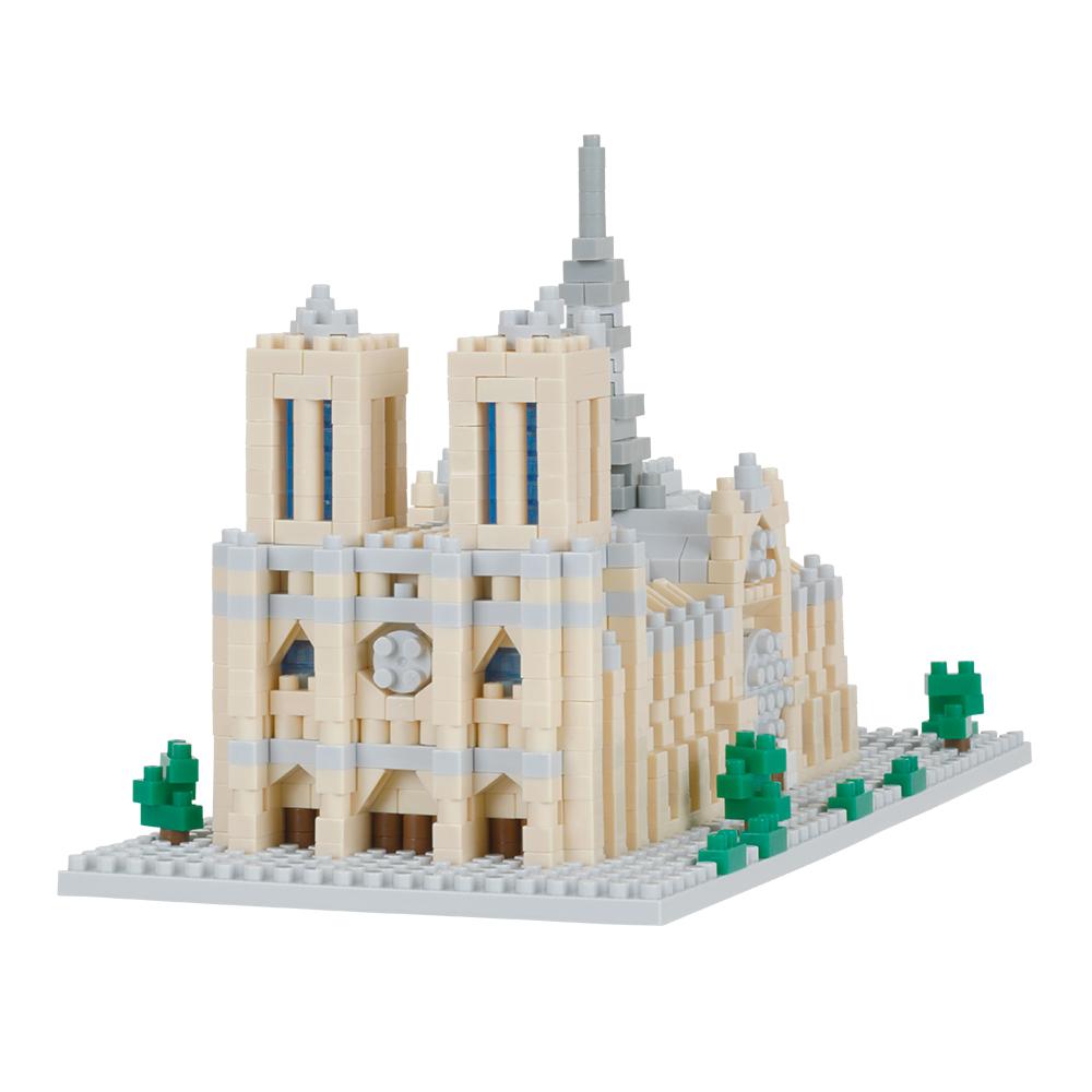 NANOBLOCK - NOTRE DAME CATHEDRAL 205 - Toyworld Frankston