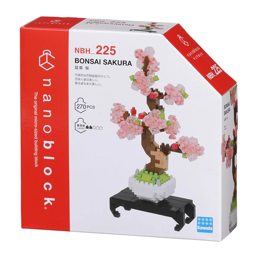 NANOBLOCK - BONSAI SAKURA 225 - Toyworld Frankston