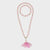 PINK POPPY BALLERINA CHARM NECKLACE AND BRACELET SET