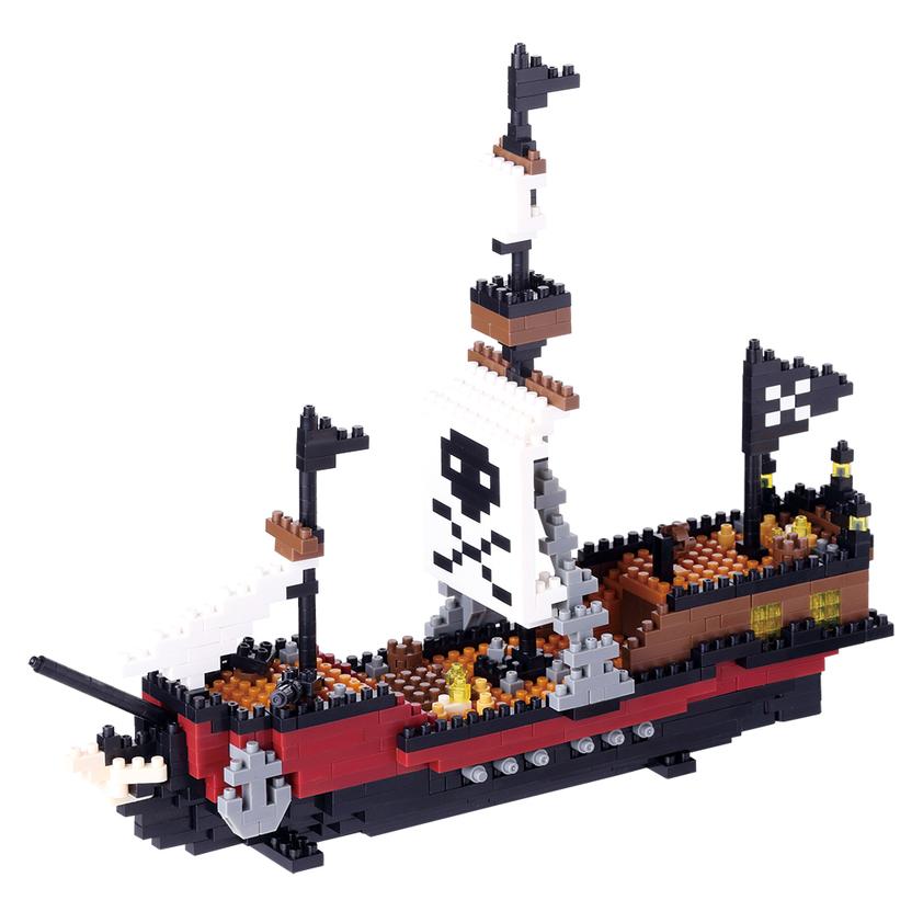 NANOBLOCK PIRATE SHIP 011 - Toyworld Frankston
