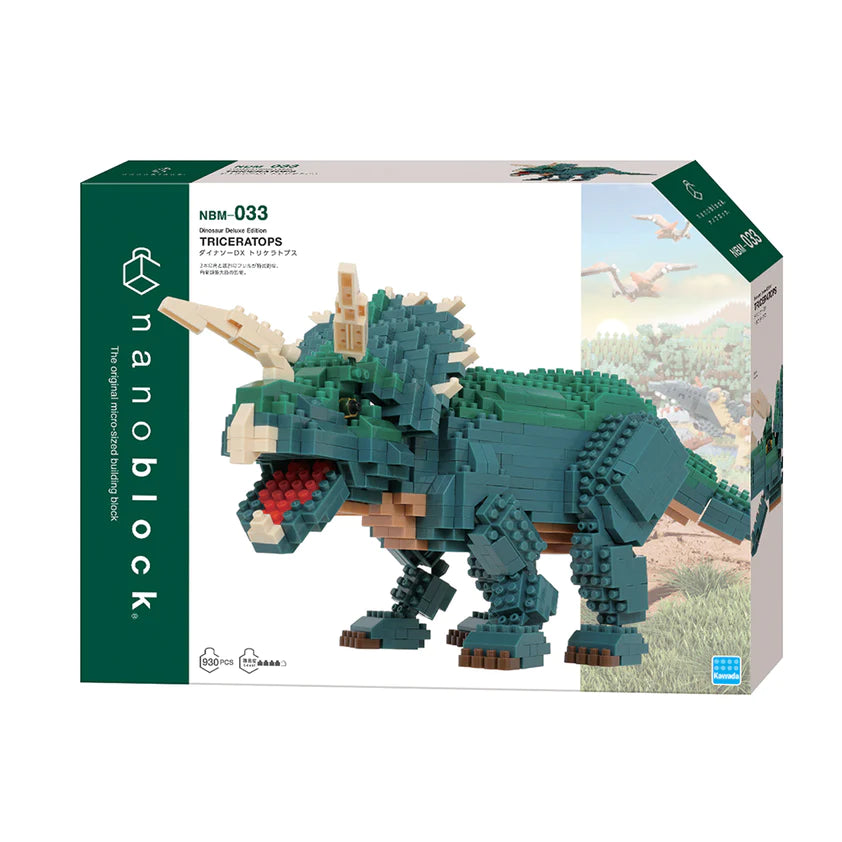 NANOBLOCK TRICERATOPS 033 - Toyworld Frankston