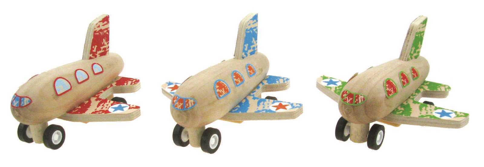 WOODEN PULL BACK AIRPLANE | Toyworld Frankston | Toyworld Frankston