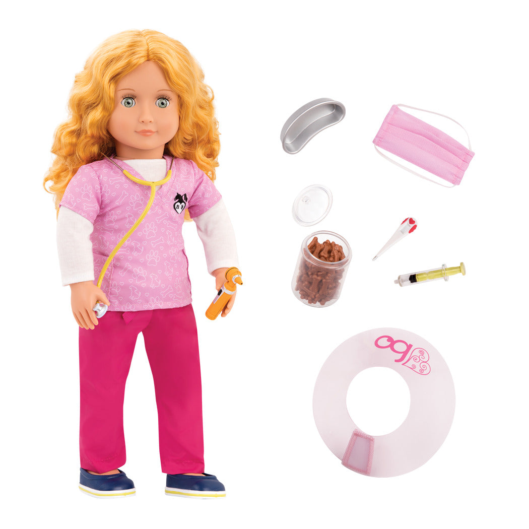 OUR GENERATION PROFESSIONAL VET DOLL ANAIS STRAWBERRY | OUR GENERATION | Toyworld Frankston