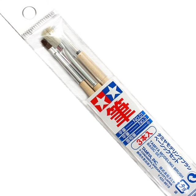TAMIYA MODELLING BRUSH BASIC SET - Toyworld Frankston