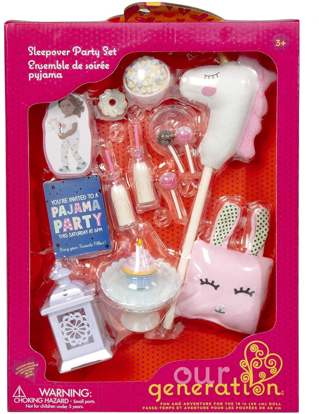 OUR GENERATION SLUMBER PARTY SET - Toyworld Frankston