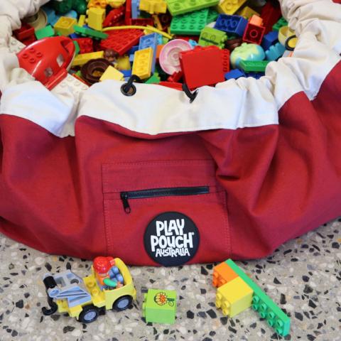 PLAY POUCH - RED - Toyworld Frankston