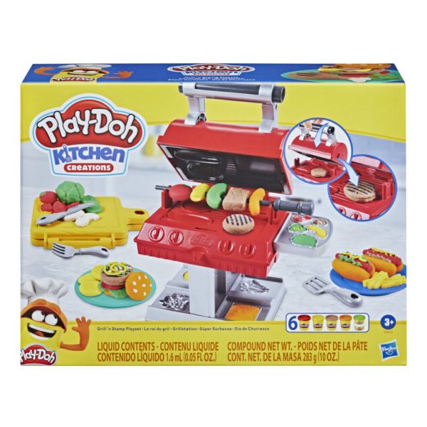 PLAY-DOH GRILL AND STAMP PLAY SET - Toyworld Frankston