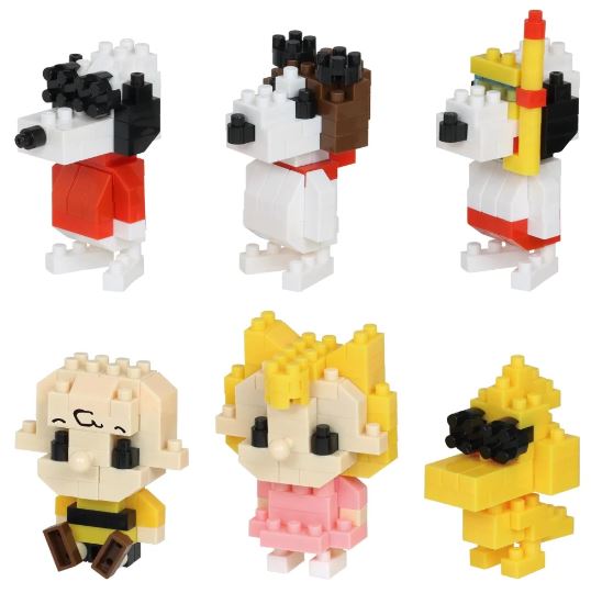 NANOBLOCK MINI PEANUTS VOL.3 BOX (6) - Toyworld Frankston