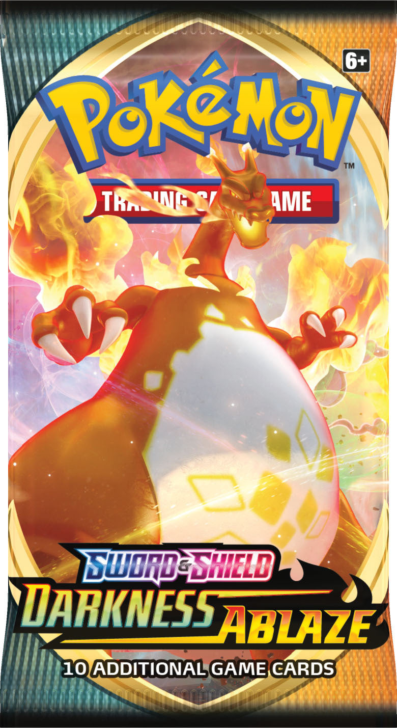 POKEMON TCG SWORD AND SHIELD DARKNESS ABLAZE BOOSTER ASSORTMENT - Toyworld Frankston
