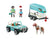 PLAYMOBIL CAR WITH PONY TRAILER
