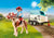 PLAYMOBIL CAR WITH PONY TRAILER