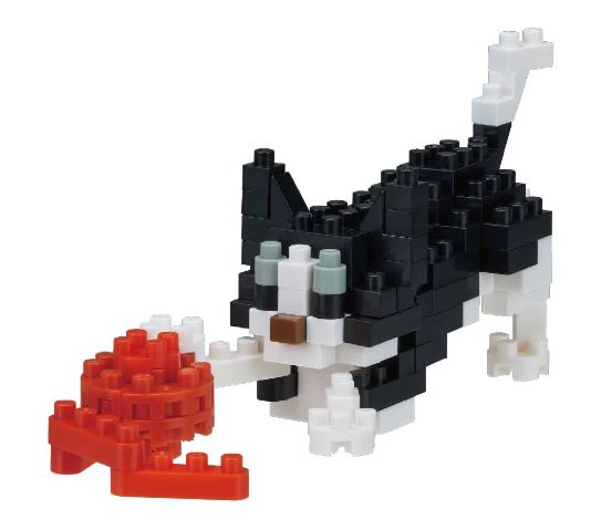 NANOBLOCK - PLAYING CAT 271 - Toyworld Frankston
